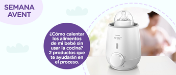 ¿Cómo calentar los alimentos de mi bebé sin usar la cocina? 2 productos que te ayudarán en el proceso