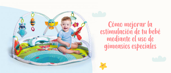 CÓMO MEJORAR LA ESTIMULACIÓN DE TU BEBÉ MEDIANTE EL USO DE GIMNASIOS ESPECIALES