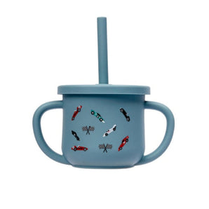 Vaso Snack 2 en 1 de Silicona 225Ml Cars