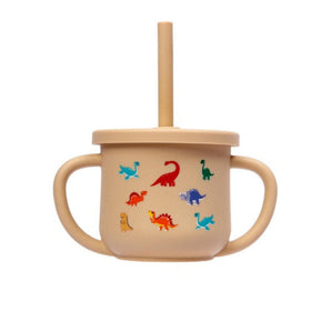 Vaso Snack 2 en 1 de Silicona 225Ml Dino