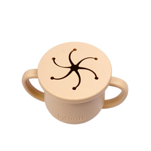 Vaso Snack 2 en 1 de Silicona 225Ml Dino