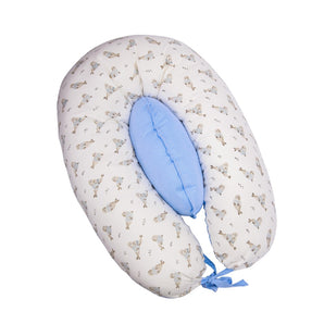 Almohada de Lactancia Pre y Post Natal Focas Azules