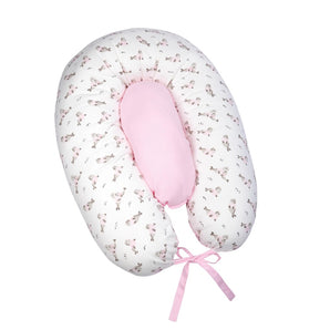 Almohada de Lactancia Pre y Post Natal Focas Rosadas