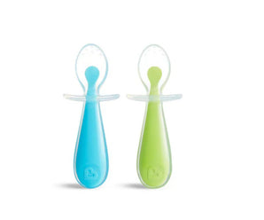 2 Cucharas De Silicona De Transición Niño