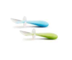 2 Cucharas De Silicona De Transición Niño