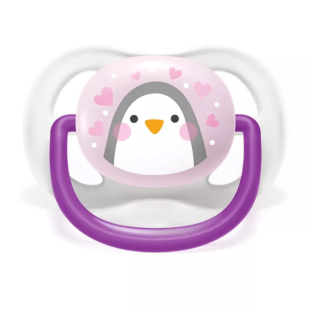 Chupon Ultra Air 1Pc 0-6M Pingüino Niña