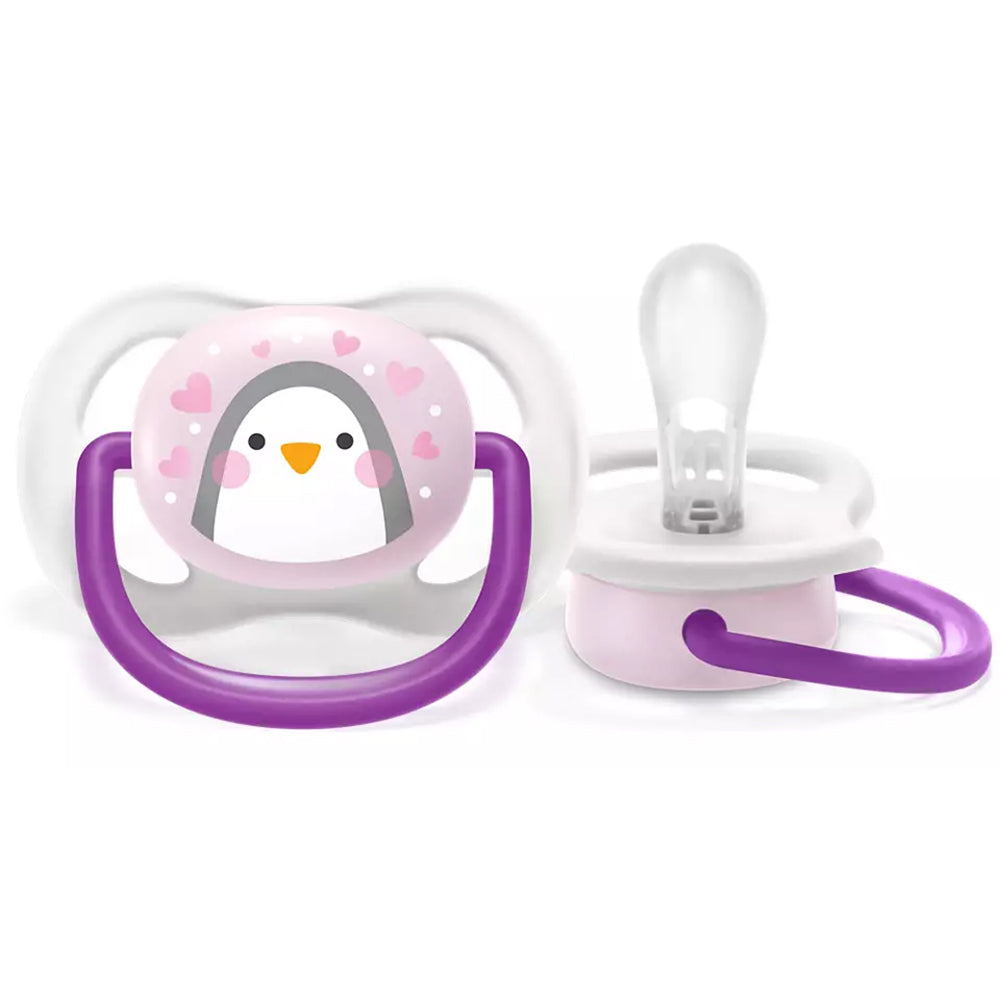 Chupon Ultra Air 1Pc 0-6M Pingüino Niña