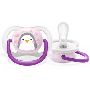 Chupón Ultra Air 1Pc 0-6M Pingüino Niña