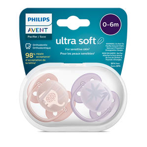 Chupón Ultra Soft 0-16M x2 Niña