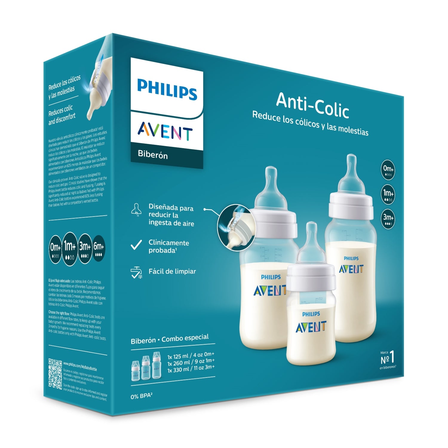 Set Anticolic Triple Pack Transparente