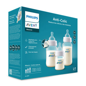 Set Anticolic Triple Pack Transparente