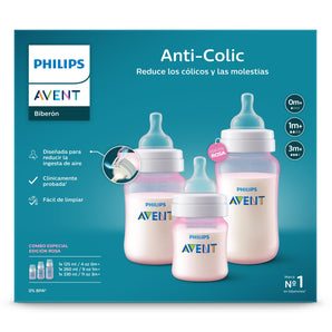 Set Anticolic Triple Pack Rosado
