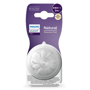 Tetina Natural Response 3.0 X2 Flow 3 - 1M+
