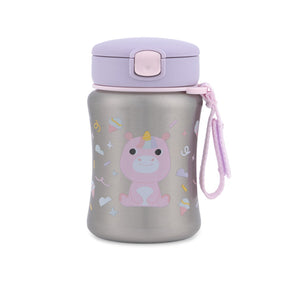 Straw Bottle - Unicornio