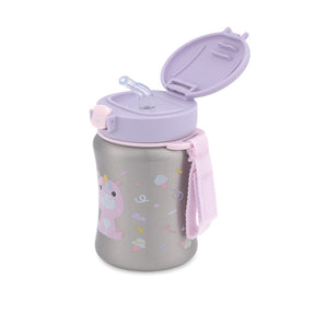 Straw Bottle - Unicornio