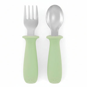 Set Cuchara Tenedor Verde