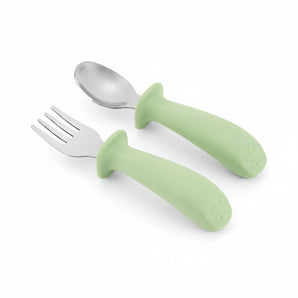 Set Cuchara Tenedor Verde