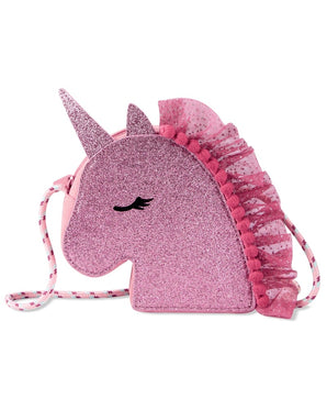 Bolso Cruzado De Unicornio Con Escarcha