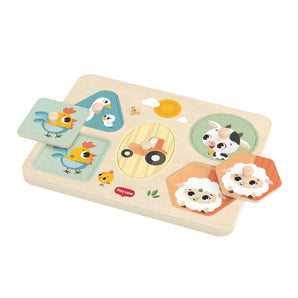 Puzzle de Madera Farmers Fun Day