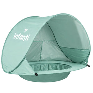 Carpa de Playa Con Piscina Pop Up Celeste