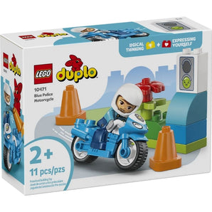 Moto de Policía Azul (10471)