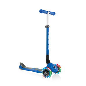 Scooter Primo Plegable Con Luces - Azul Navy