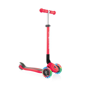Scooter Primo Plegable Con Luces - Rojo