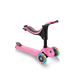 Scooter Go Up Sporty Con Luces Rosado