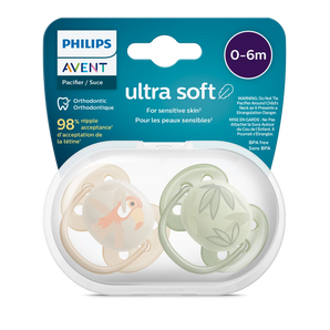 Chupón Ultra Soft 0-16M x2 Niño