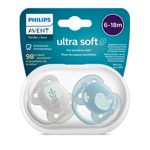 Chupón Ultra Soft 6-18M x2 Niño