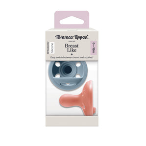 Chupones Breast Like 6-18 M x2