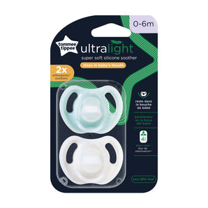 Chupones Ultra Light 0-6M Verde X 2 Unidades+D65