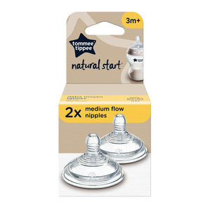 Tetina Natural Start Flujo Mediano x2 Und