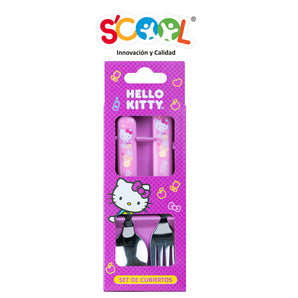 Set Cubiertos S/S C/Caja  Hello Kitty & Friends