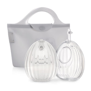 Sacaleche Manos Libres Shell Pack de 2 Unid + Bolsa Esterilizable