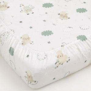 Pack x 2 Sabanas Bajeras Pack & Play Ovejas