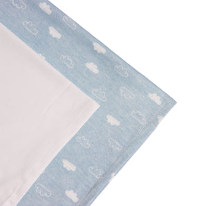 Pack x2 Sabanas Bajeras Colecho MM Nubes/Blanco Cremoso