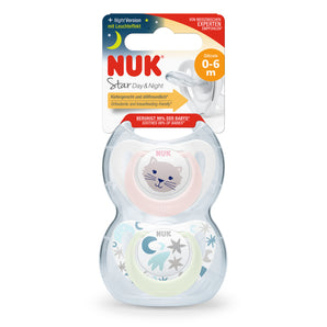 Chupón Star D&N #1 Niña Bx2
