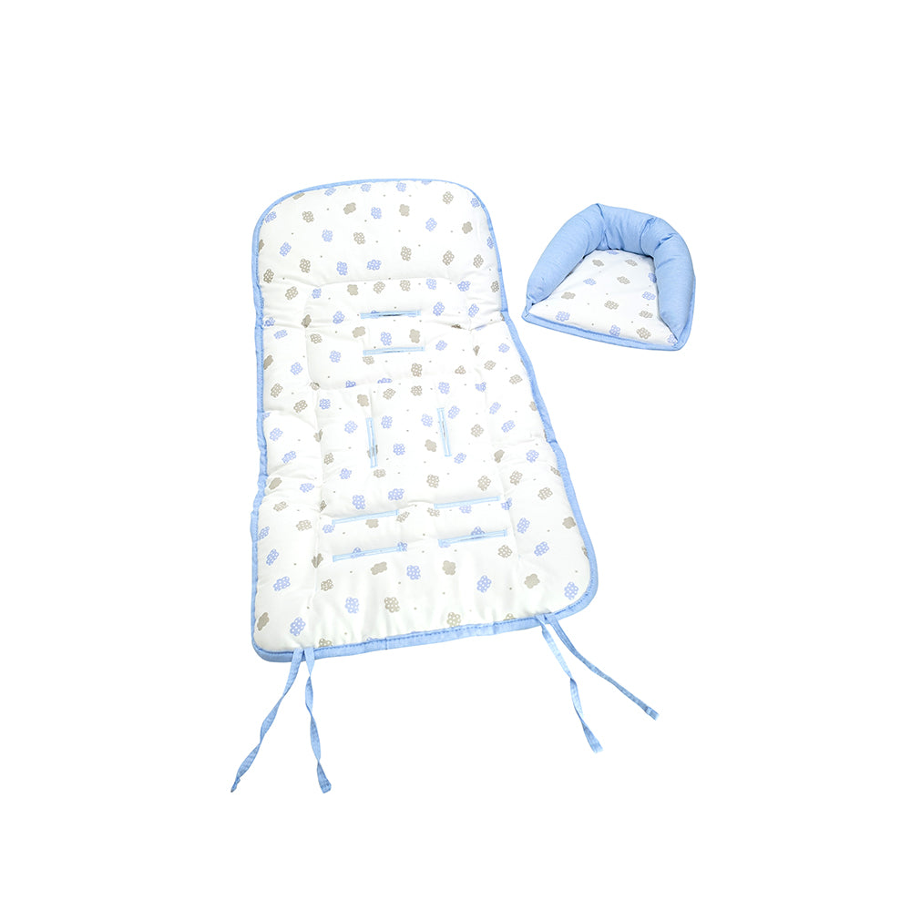 Almohada Lactancia Doble Apoyo Clouds Azul – Infanti